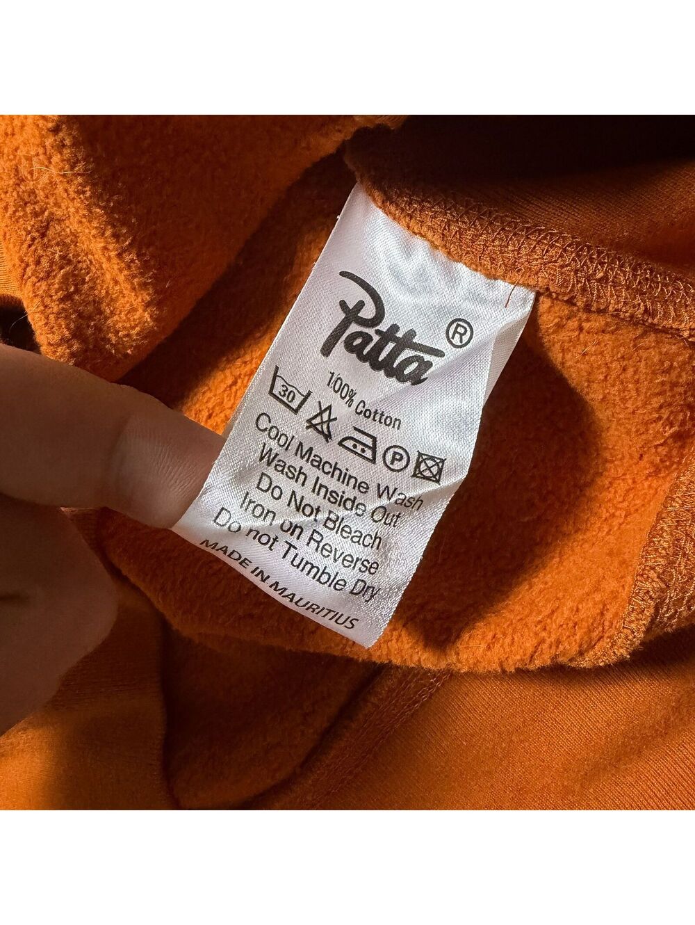 Patta Basic Hoodie Rust • M - Picture 3 of 5
